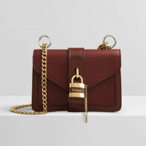 끌로에 에비 체인 미니백 CHC20SS207B7227S (세피아 브라운)