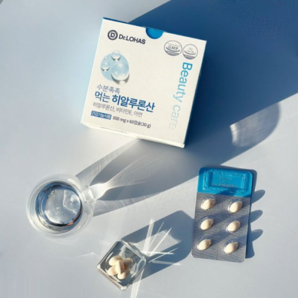 오픈마켓 우리들쇼핑,닥터로하스 수분촉촉 먹는 히알루론산 500mg x 60캡슐