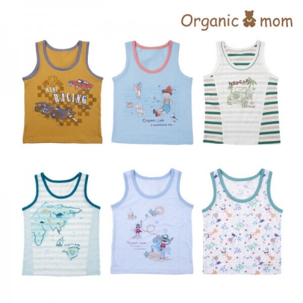 오픈마켓 우리들쇼핑,[1+3] 오가닉맘&로하스맘 남아/여아 런닝 (55-75사이즈) 동일사이즈 4장 무료배송/랜덤발송