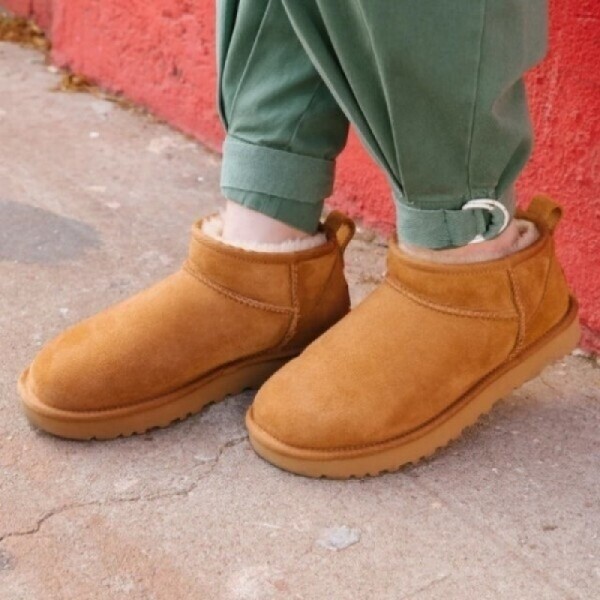 오픈마켓 우리들쇼핑,어그 클래식 울트라 미니 여성 스웨이트 부츠 체스트넛 1116109 CHE