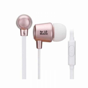 LG모바일 스마트폰 줄꼬임방지 칼국수 이어폰 FLM-H100/PK (핑크)