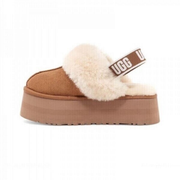 오픈마켓 우리들쇼핑,어그 펀케트 플랫폼 양털 밴딩 여성 슬리퍼 체스트넛 CHE 1113474