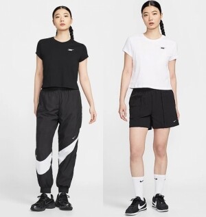 나이키 스포츠웨어 우먼스 반팔 크롭 티셔츠 HF9457-010 HF9457-100 HF9457-527 HF9457-646