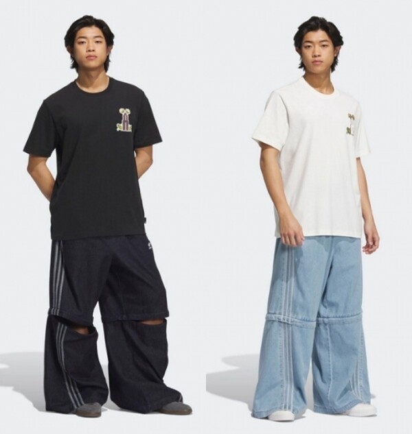 오픈마켓 우리들쇼핑,아디다스 모노 프린트 반팔 티셔츠 KD1843 KD1844