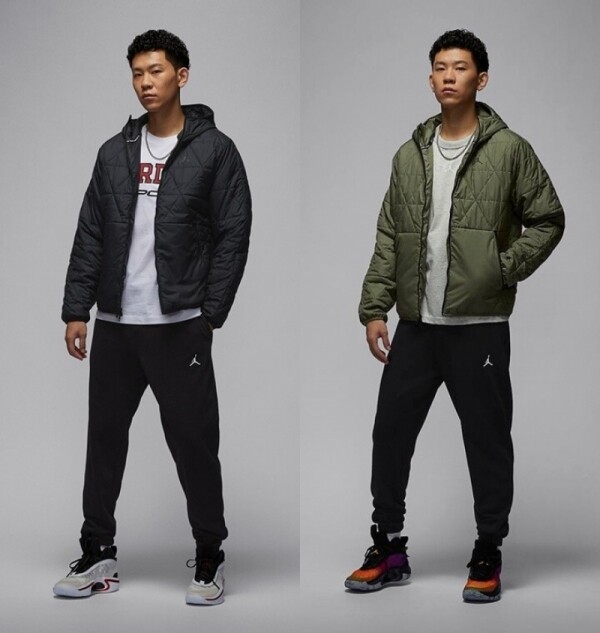 오픈마켓 우리들쇼핑,나이키 조던 맨즈 써마핏 패딩 자켓 FZ3163-010 FZ3163-222