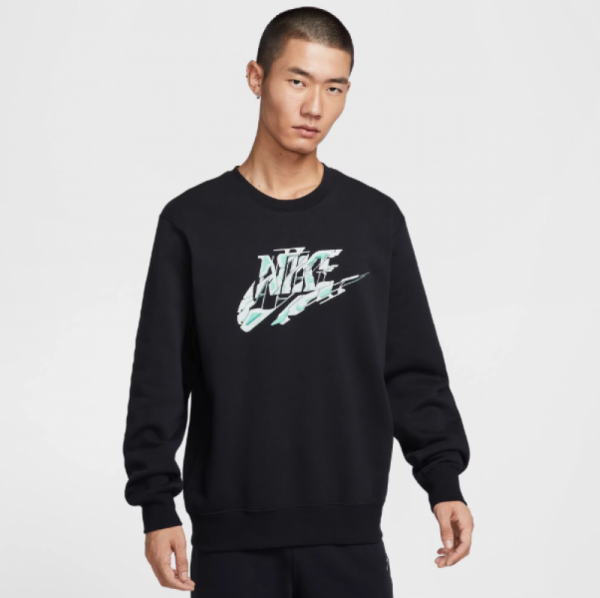 오픈마켓 우리들쇼핑,나이키 남성 블랙 플리스 기모 맨투맨 티셔츠 HV1402-010