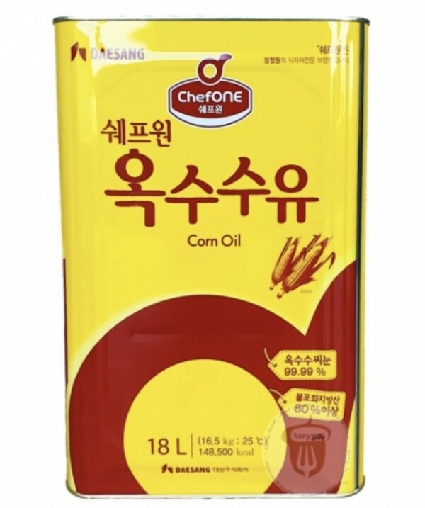 오픈마켓 우리들쇼핑,대상 청정원 쉐프원 옥수수유 18L 대용량 업소용