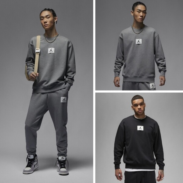 오픈마켓 우리들쇼핑,나이키 조던 에센셜 남성 플리스 크루넥 스웻셔츠 FB6935-010  FB6935-091