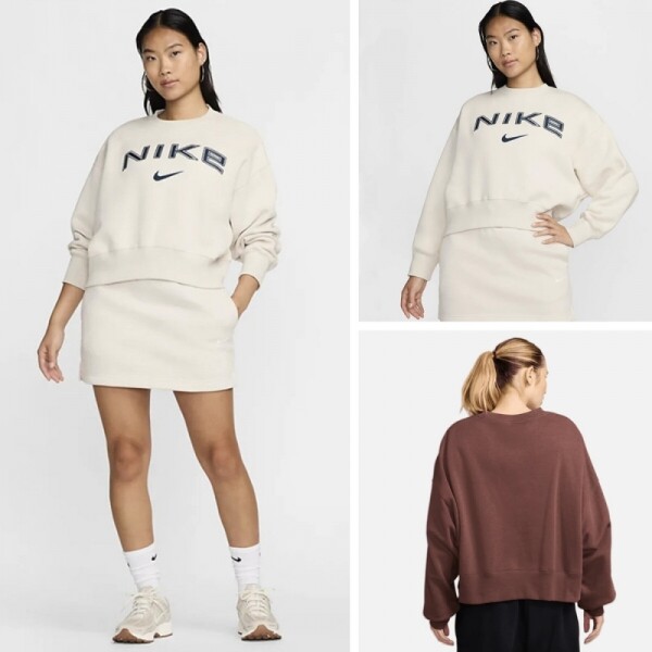 오픈마켓 우리들쇼핑,나이키 피닉스 플리스 오버사이즈 여성 맨투맨 티셔츠 FV7675-104 FV7675-218