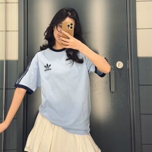 아디다스 오리지널 아디컬러 클래식 스트라이프 티셔츠 JN7018