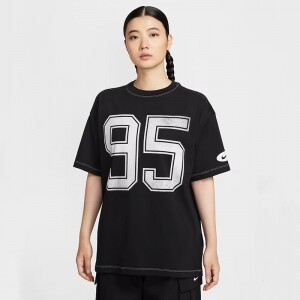 나이키 우먼스 스포츠웨어 스트릿 오버사이즈 반팔 티셔츠 HV4973-010  HV4973-100
