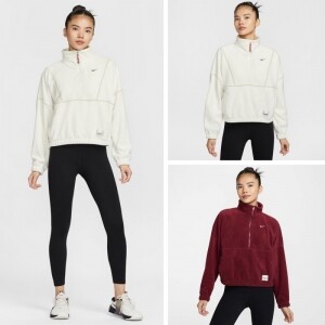 나이키 써마핏 여성 반집업 플리스 후리스 뽀글이 스웻 맨투맨 HV8465-677 133