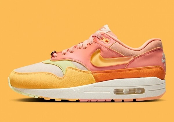 오픈마켓 우리들쇼핑,나이키 에어맥스 1 오렌지 시트론펄스 캐주얼 커플화 슈즈 코코넛밀크 FD6955-800