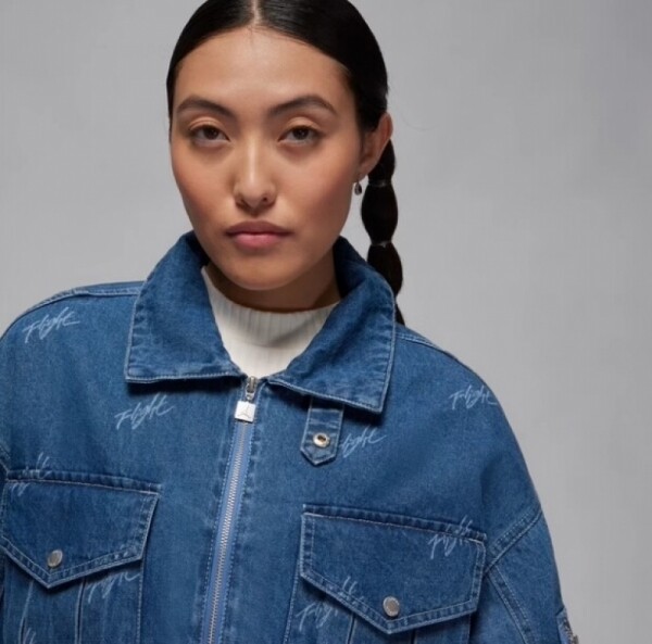 오픈마켓 우리들쇼핑,나이키 에어조던 플라이트 청자켓 데님 캐주얼 우먼스 자켓 FN5354-453