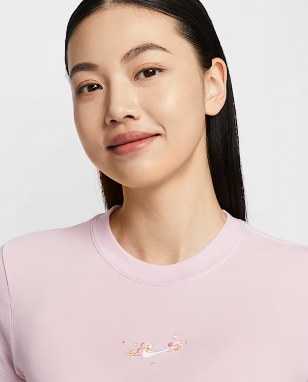 오픈마켓 우리들쇼핑,나이키 우먼스 스포츠웨어 칠 니트 슬림 크롭 반팔 티셔츠 IF2007-655