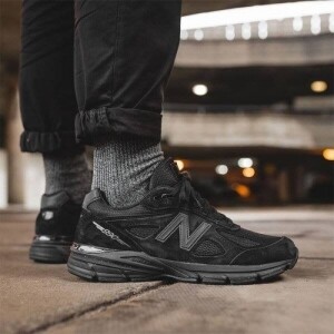 뉴발란스 990 V4 트리플 런닝화 커플화 운동화 블랙 M990BB4