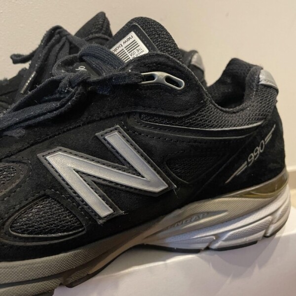 오픈마켓 우리들쇼핑,뉴발란스 990 v4 스니커즈 커플화 운동화 블랙 M990BK4