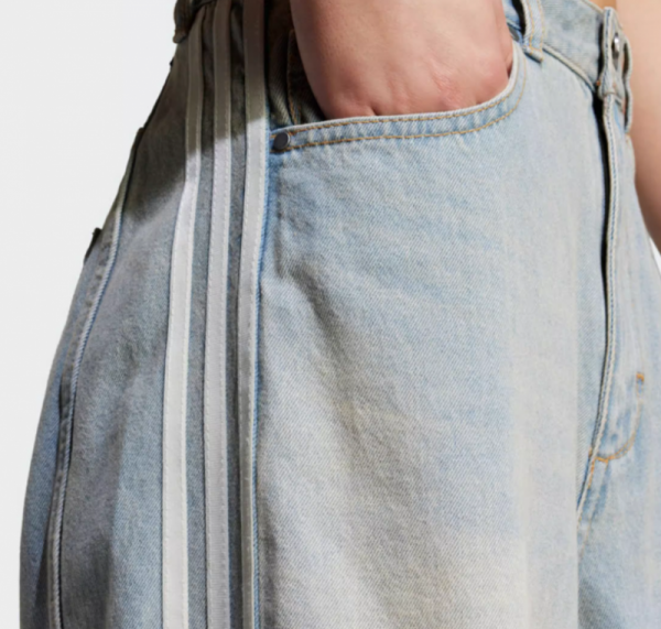 오픈마켓 우리들쇼핑,아디다스 아딜레늄 시즌 3 바나나 피티드 워시드 데님 우먼스 팬츠 블루 JX9212