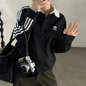 아디컬러 럭비 폴로 캐주얼화 맨즈 티셔츠 IZ4806