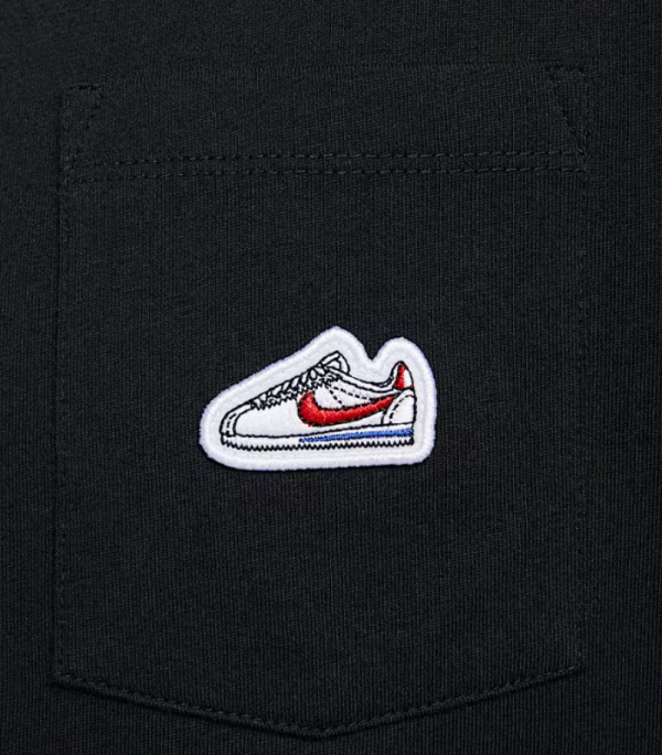 오픈마켓 우리들쇼핑,나이키 스포츠웨어 코르테즈 패치 포켓 반팔 티셔츠 블랙 IB1383-010