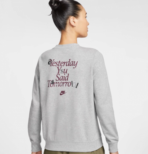 오픈마켓 우리들쇼핑,나이키 스포츠웨어 프린트 프렌치 테리 우먼스 기모 맨투맨 IO7829-063