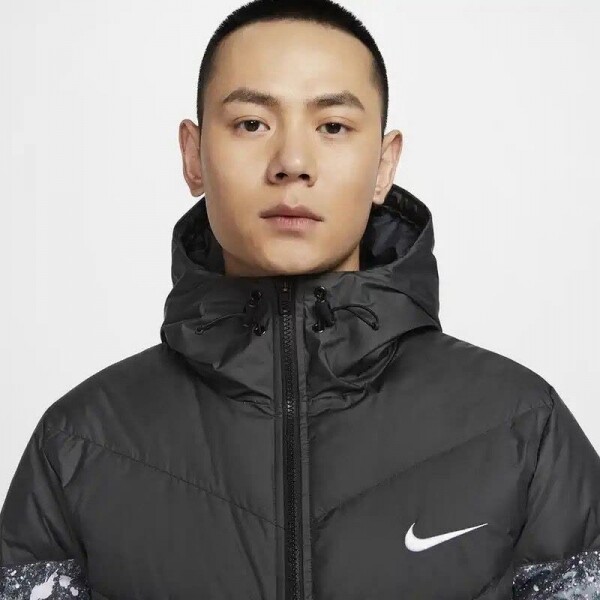 오픈마켓 우리들쇼핑,나이키 윈드러너 스톰핏 프린팅 스포츠화 맨즈 패딩 다운 점퍼 HQ4184-010