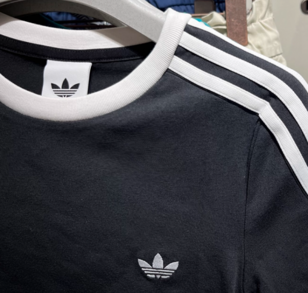 오픈마켓 우리들쇼핑,아디다스 오리지널 우먼스 삼선 크롭 셔링 반팔 티셔츠 블랙 KC5851