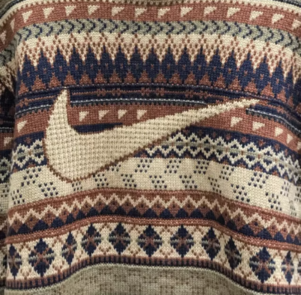 오픈마켓 우리들쇼핑,나이키 페어 아일 크루 스우시 니트 스웨터 오어 우드 브라운 FZ0126-276