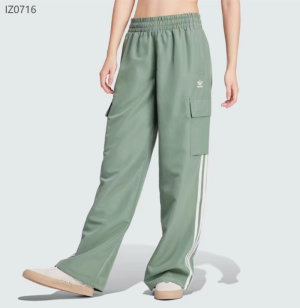 아디다스 오리지널 아디컬러 우먼스 카고 팬츠 그린 IZ0716