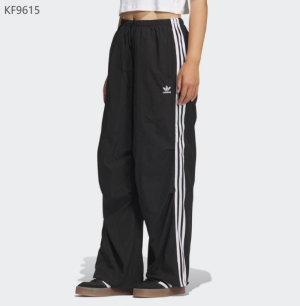 아디다스 3S 삼선 스포츠웨어 우븐 파라슈트 트랙 우먼스 팬츠 KF9615