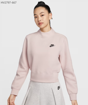나이키 테크 플리스 크루 탑 캐주얼화 우먼스 맨투맨 HV2797-667