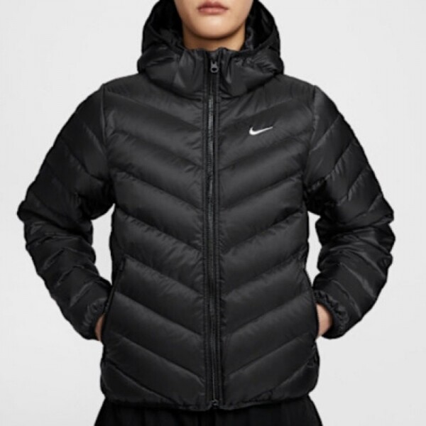 오픈마켓 우리들쇼핑,나이키 스포츠웨어 런닝화 써마 핏 후드 다운 패딩 HV5106-010