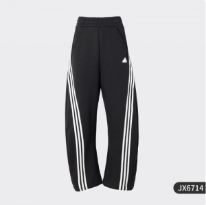 아디다스 삼선 더블 니트 바나나 와이드 우먼스 팬츠 JX6714