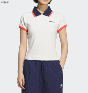 아디다스 오리지널 폴로 카라 숏 우먼스 캐주얼화 반팔 티셔츠 KF9611