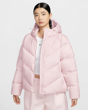 나이키 스포츠웨어 윈드푸퍼 스톰 핏 루즈 우먼스 후드 다운 패딩 HV5236-667