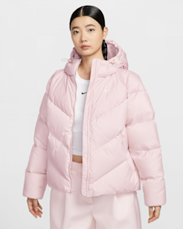 오픈마켓 우리들쇼핑,나이키 스포츠웨어 윈드푸퍼 스톰 핏 루즈 우먼스 후드 다운 패딩 HV5236-667