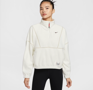 나이키 원 써마핏 하프집 트레이닝 우먼스 기모 티셔츠 HV8465-133