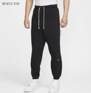 나이키 써마 핏 스탠다드 이슈 트레이닝 런닝화 맨즈 기모 팬츠 블랙 IB1872-010