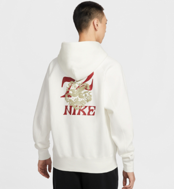 오픈마켓 우리들쇼핑,나이키 플러시 기모 말의 해 후드 커플화 기모 티셔츠 IQ3707-133