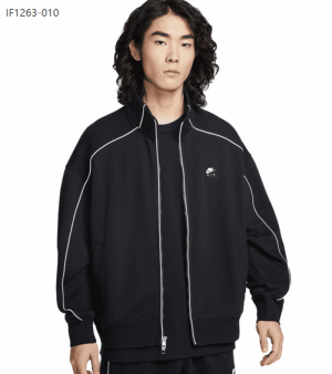 나이키 니트 트레이닝 런닝화 맨즈 스포츠 아우터 기모 재켓 블랙 IF1263-010