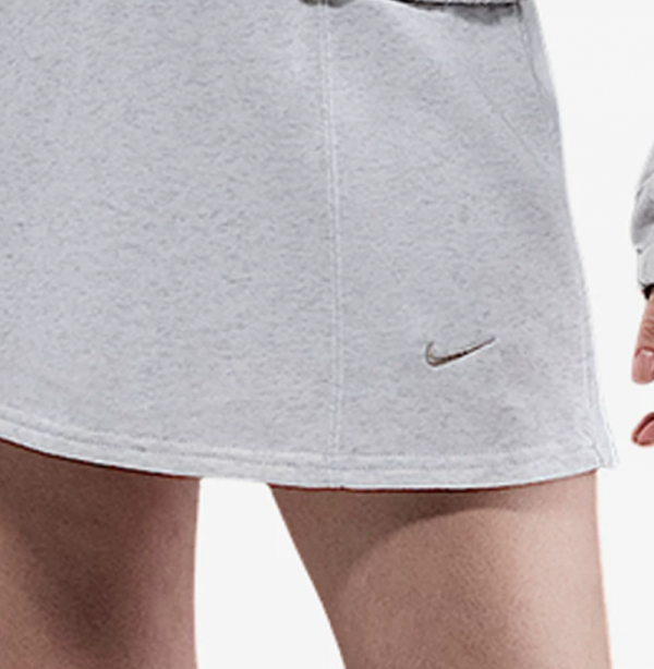 오픈마켓 우리들쇼핑,나이키 스포츠웨어 칠 테리 미드라이즈 프렌치 테리 미니 스커트 버치 헤더 HJ1275-051