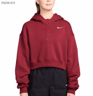 나이키 트레이닝 우먼스 오버사이즈 크롭 기모 후디 IF0259-613