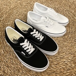 반스 에라 검흰 화이트 여성 단화 스니커즈