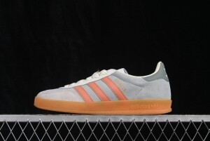 아디다스 ADIDAS 가젤 인도어 스웨이드 스니커즈 그레이 JQ0011
