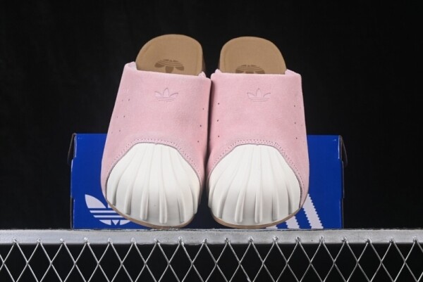 오픈마켓 우리들쇼핑,아디다스 Superstar Mule 핑크 화이트 슬리퍼 슬리퍼