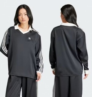 아디다스 ADIDAS 스트라이프 새틴 롱 슬리브 티셔츠 IR6099