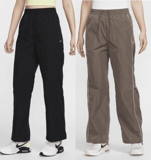 나이키 NIKE 우먼스 하이웨이스트 우븐 오픈 헴 팬츠 FV7656-010 004 478
