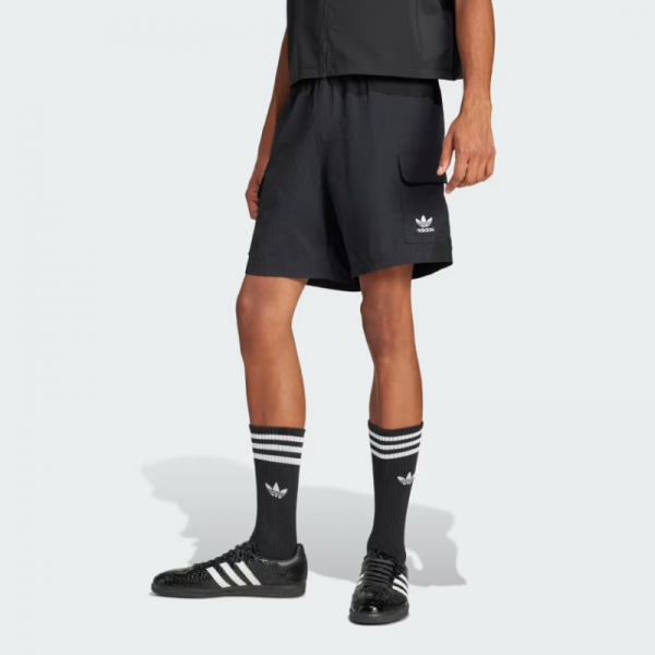 오픈마켓 우리들쇼핑,아디다스 ADIDAS 트레포일 에센셜 우븐 카고 쇼츠 JD0406