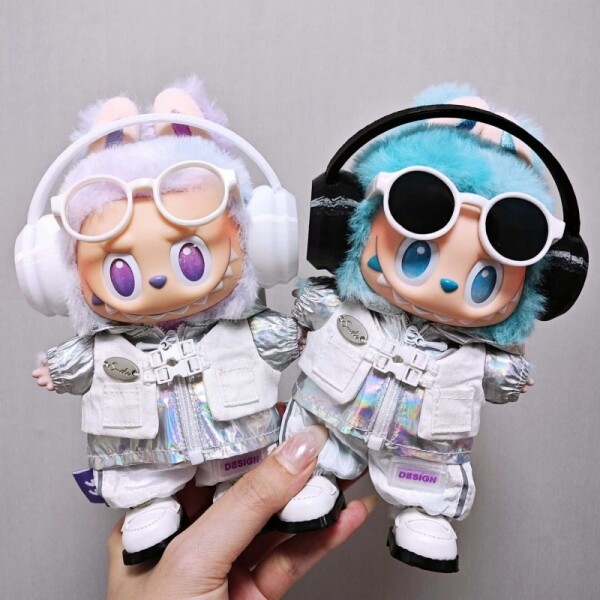 오픈마켓 우리들쇼핑,팝마트 라부부 1세대 2세대 3세대 호환 힙합 인형 옷 키링 옷갈아입히기 스트릿패션 LS-004