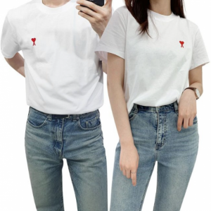 아미스몰하트로고 반팔티셔츠
